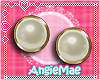 AM! Pearls Gold Earrings