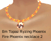 Fire Phoenix Necklace 2