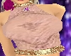 (VM) gold and pink top