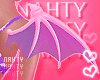 Pink Pastel Bat Wings