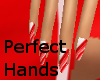 Perfect Hand Red Nails