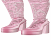 ParisaIcePink Lace Shoes