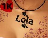 !!1K LOLA black necklace