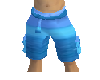 (PI) blue cargo shorts