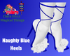 Naughty Blue Heels