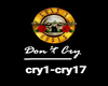 Guns N Roses-Don't cry