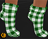 Green Socks Plaid (F)