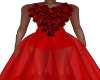 Passion Red  Heart  Gown