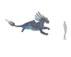 Blue Mecha Dragon