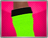 ~Y~Blk/Lime Arm Warmers