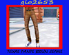 TEXAS PANTS BRUN JEANS