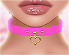 ♥ Heart Collar Pink