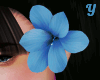 Hair Blue Flower 