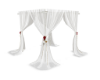 romantic tent white
