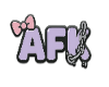 ♡ kawaii afk sign ♡