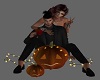 Halloween couple pose