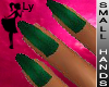 !LY Green Nails 