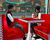 50's diner booth
