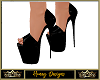 Shiny Heels Black