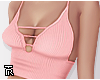 ❥ Pink Cropped top.