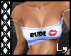 *LY* Sexy Rude Top
