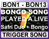 BONGO SONG Played A Live