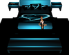 Teal 21 Pose Bed