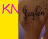 Jaylen back tat