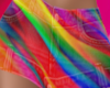 rainbow miniskirt