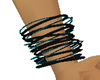 Blk and Blue Bangle *R*