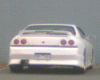 Plain White Car Sticker