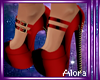 (A) Red Fancy Shoes