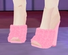 S! Fur Shoes Pink