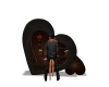 {LS}couple kissing shelf