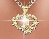 Heart J Letter Necklace