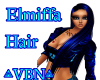 Hair Elmiffa black blue