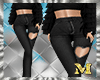 cHEART BLACK JEANSc