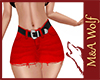 MW- Sexy Red Mini Skirt