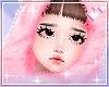 Bear hood pink