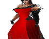 vestido  vermelho luxo