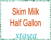 Skim Milk half Gallon