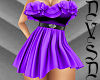 Belted Dress in Purple