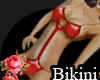 *L* Sexy bikini red