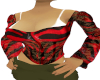 Red tiger top