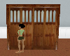 Oak wood door