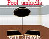 Pool Towels w/ umbrella