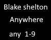 Blake shelton anywhere