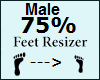 Feet Scaler 75% Male