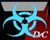 Cyan Toxic Belly Tattoo