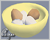 Eggs in Yellow Bowl